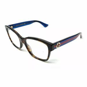 Gucci Women's Havana Blue Red Eyeglasses!